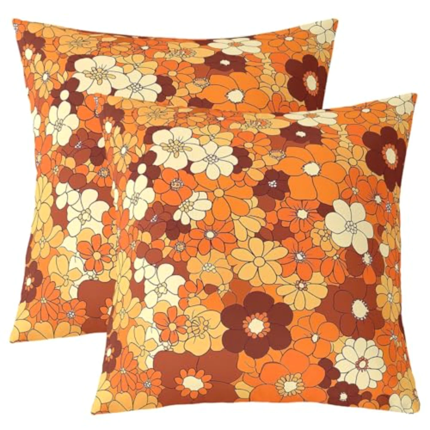 Boho Floral Throw Pillow Covers Pillow Covers