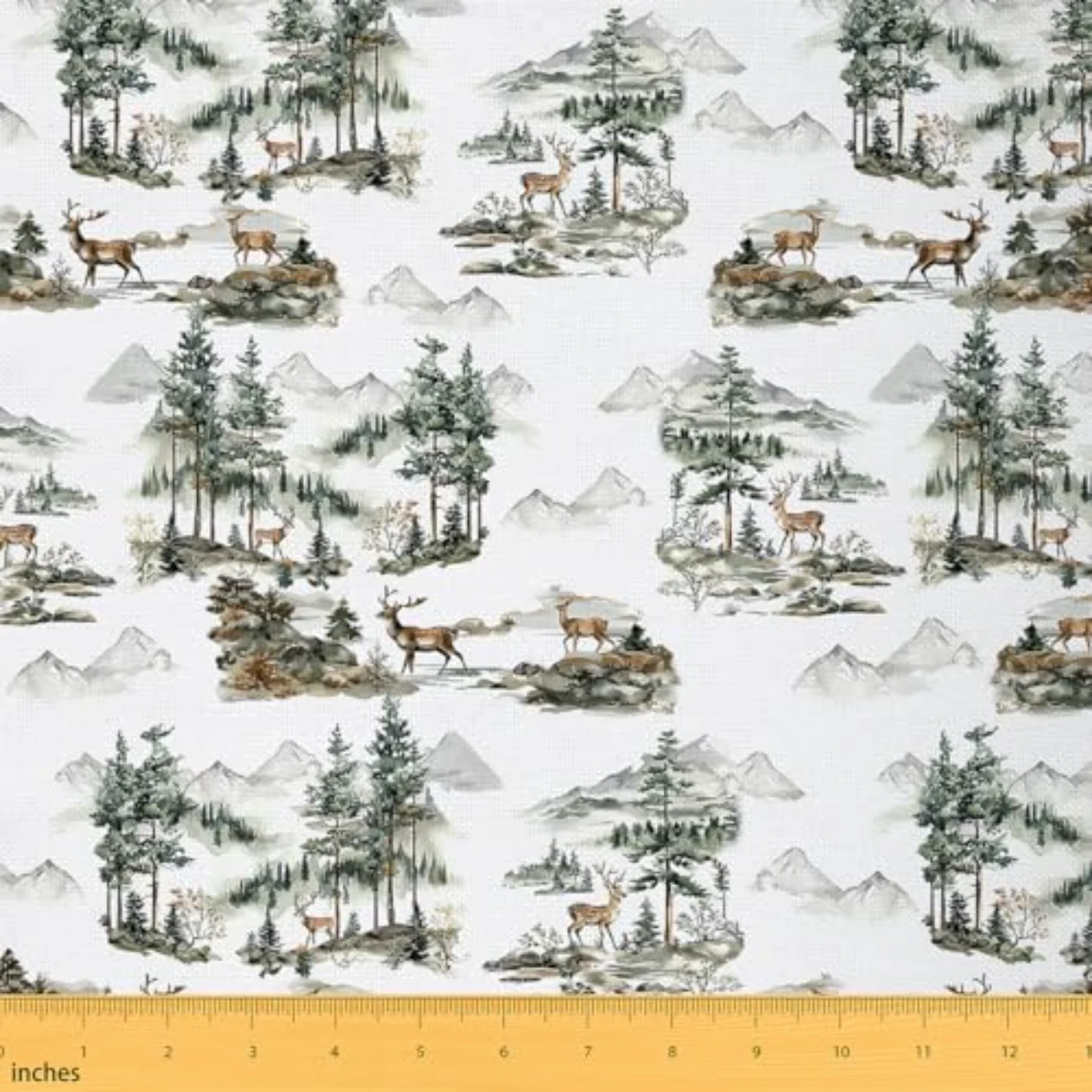 Sika Deer Fabric By Yard Comforter Set