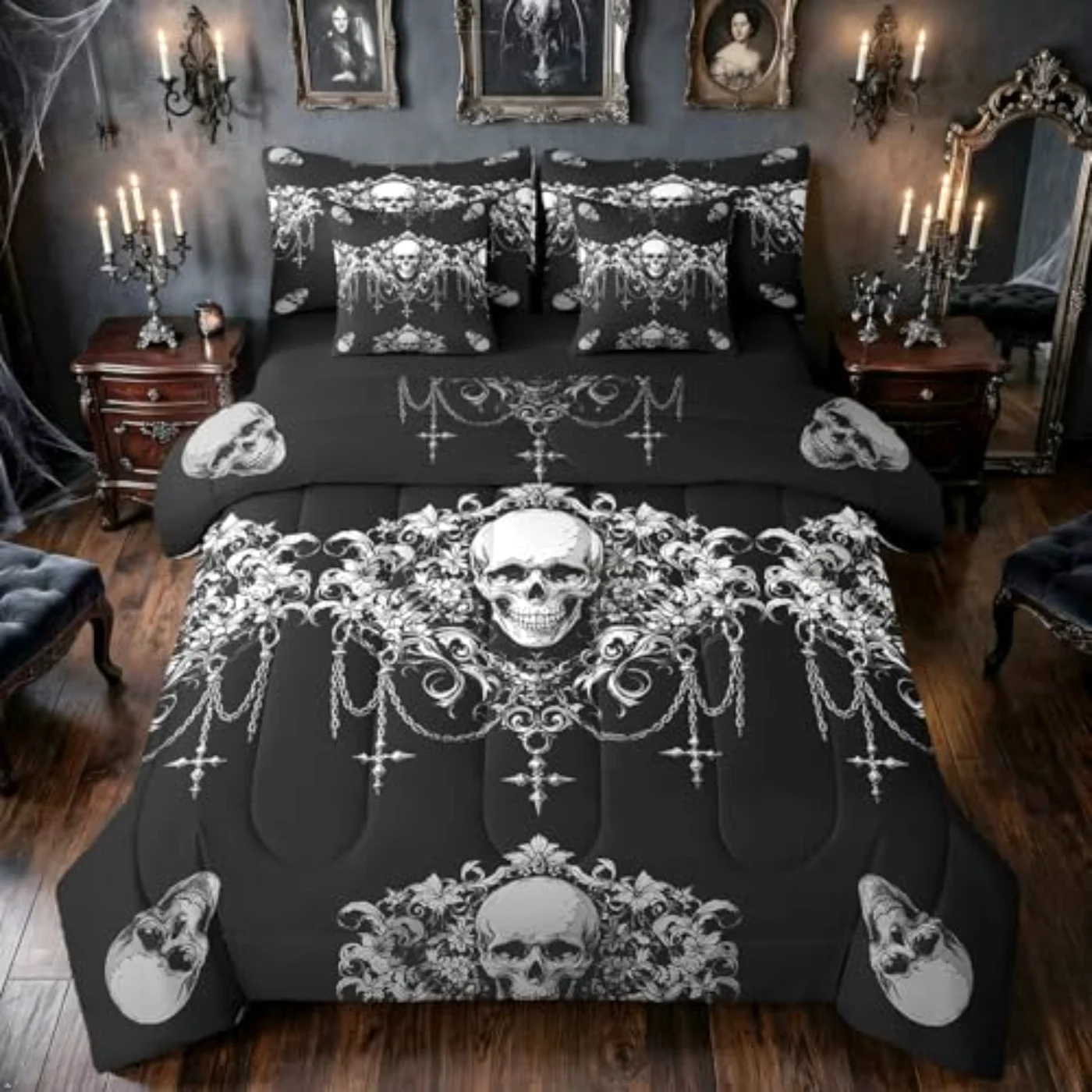 Gothic In Bag Comforter Set, King