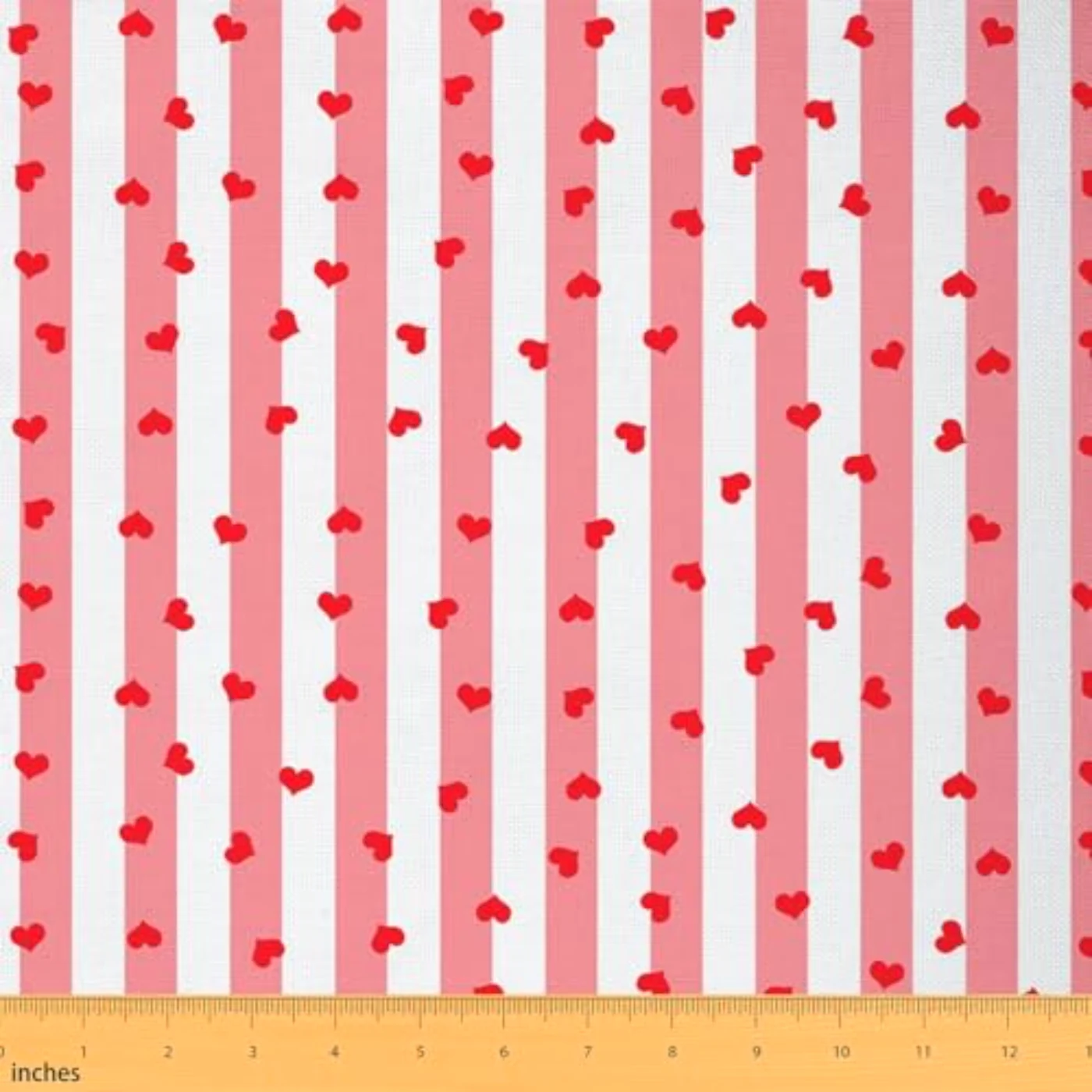 Red Stripes Fabric By Yard Comforter Set