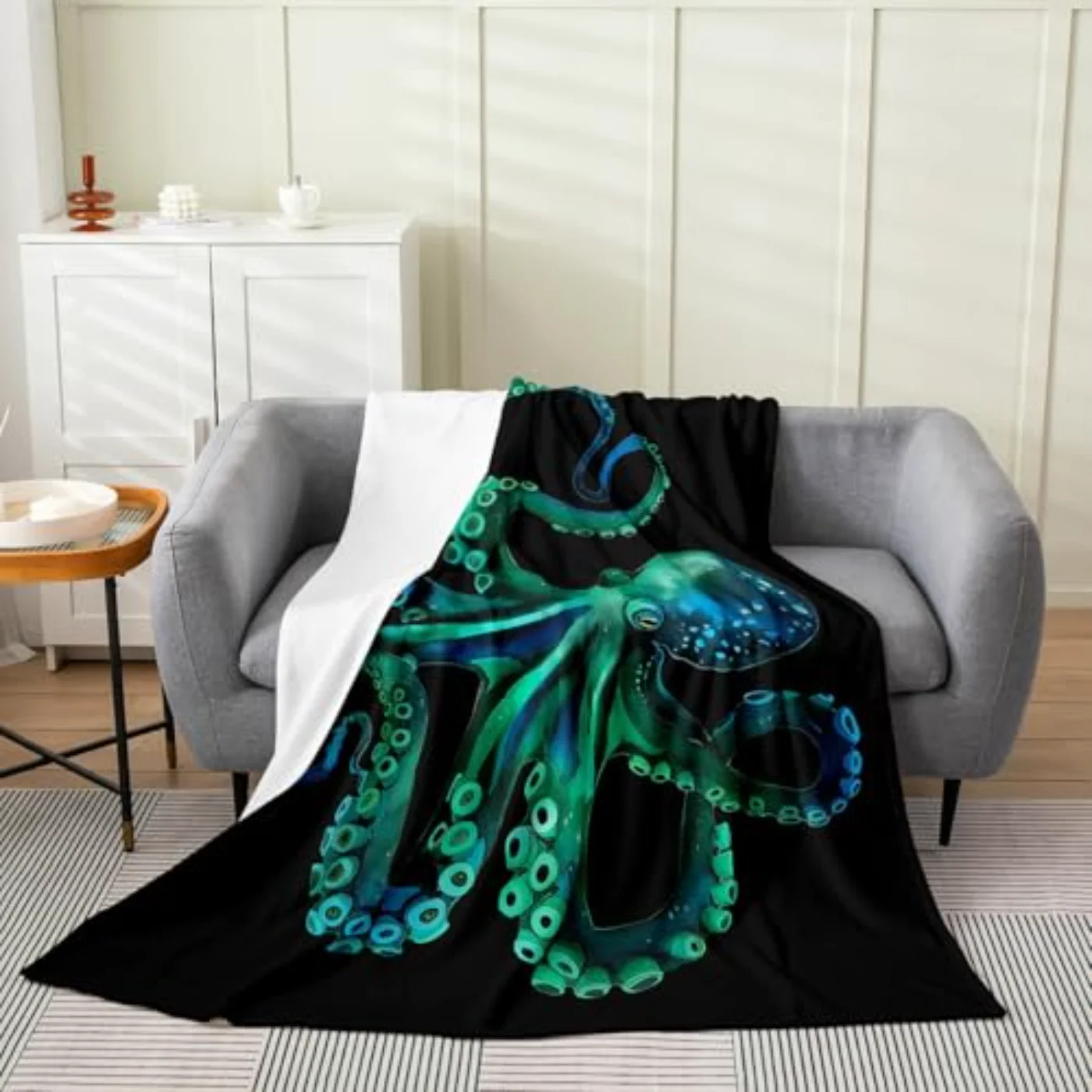 Octopus Fleece Blanket All Season Throw