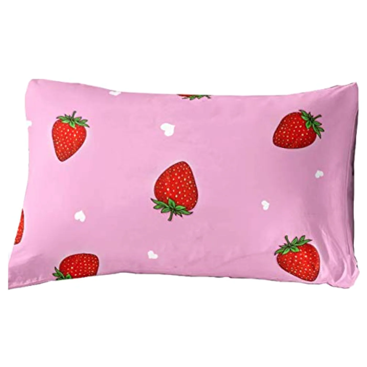 Kawaii Strawberry Pillow Shams Pillow Covers, Twin
