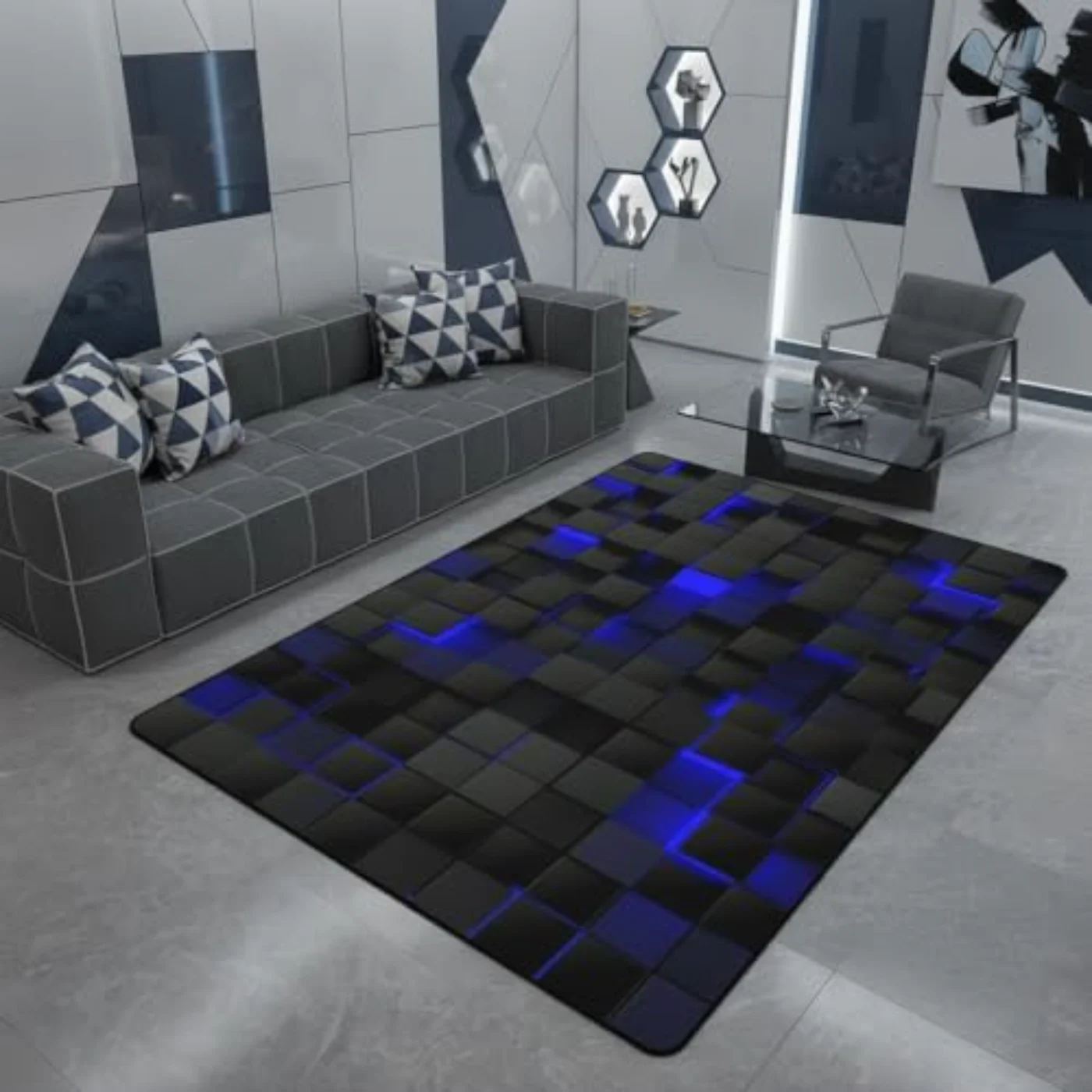 Teen Boy Geometric Rug X5 Rug