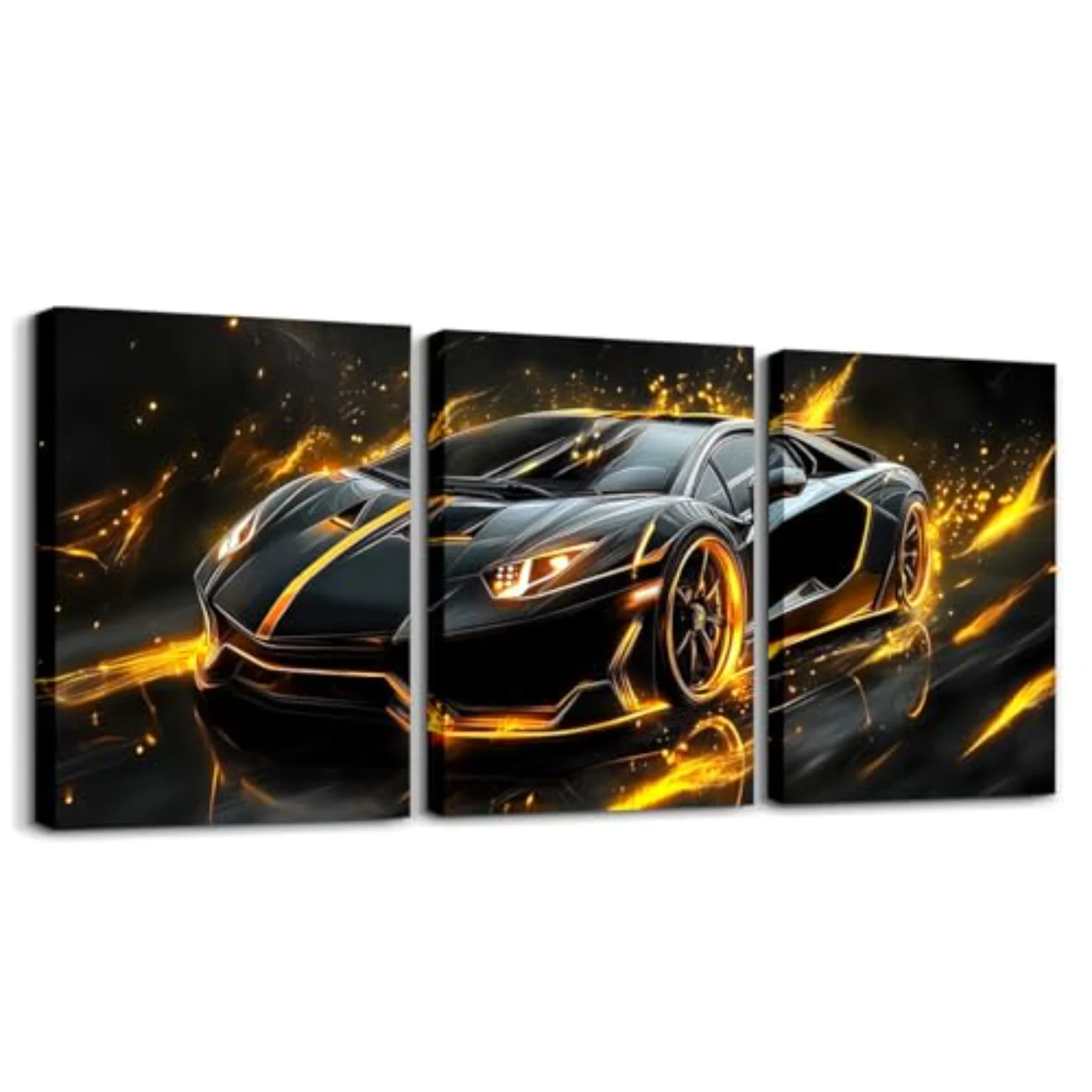 Toddler Race Car Canvas Wall Wall Hanging