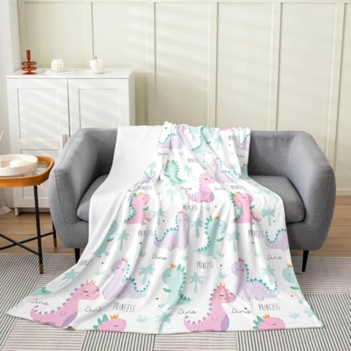 Kids Dinosaur Throw Blanket X40 Throw