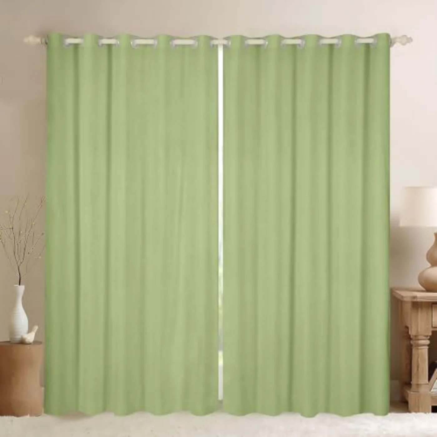 Avocado Green Blackout Curtains Living Curtains