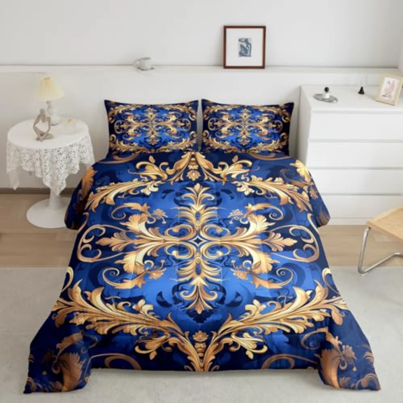 Paisley Flower Quilt, Queen
