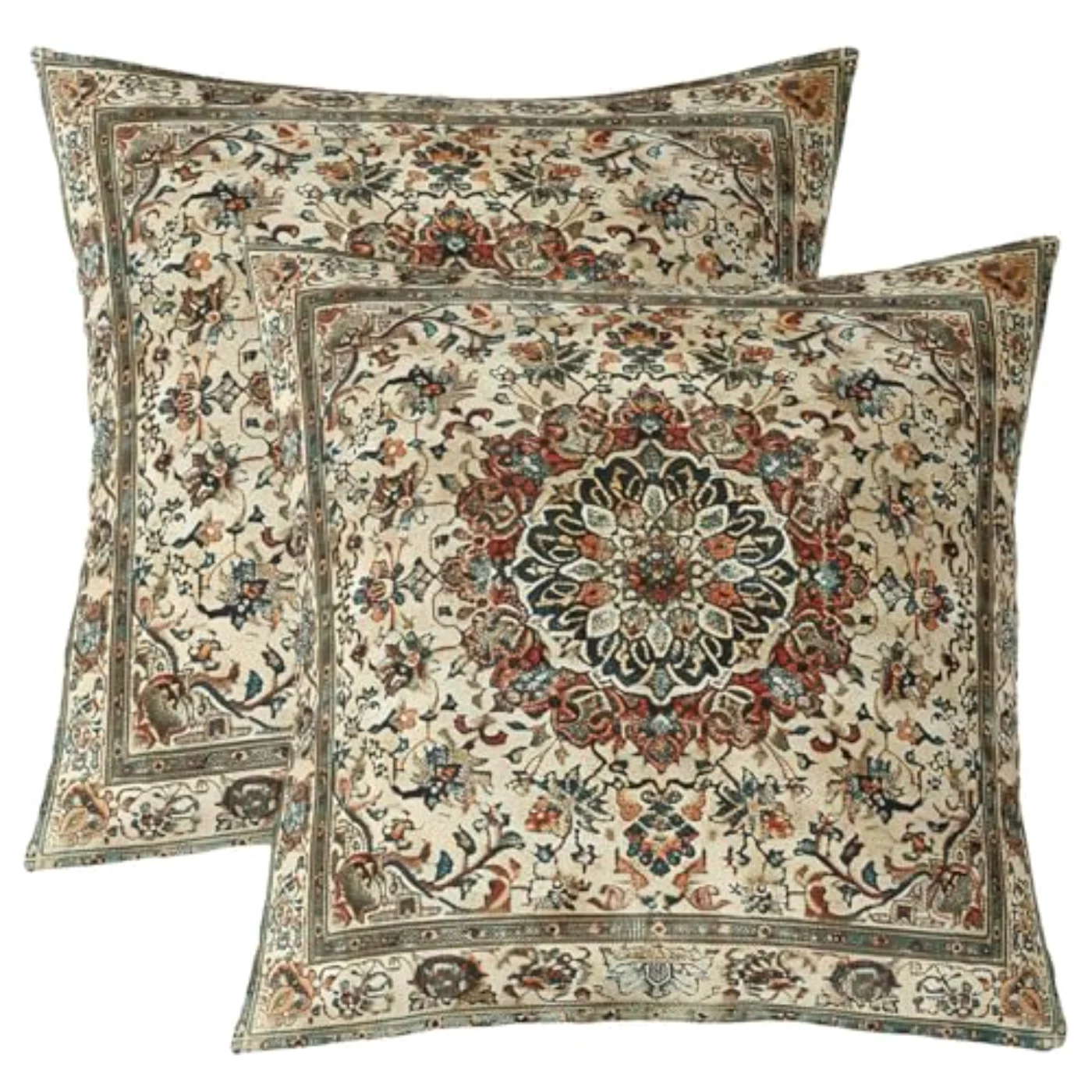 Oriental Floral Throw Pillow Covers Pillow Covers