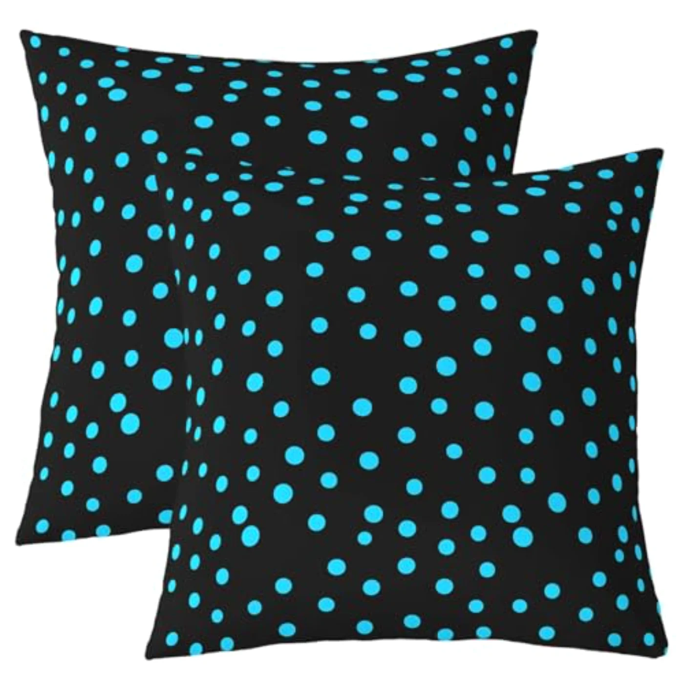 Light Blue Dot Throw Pillow Pillow Covers