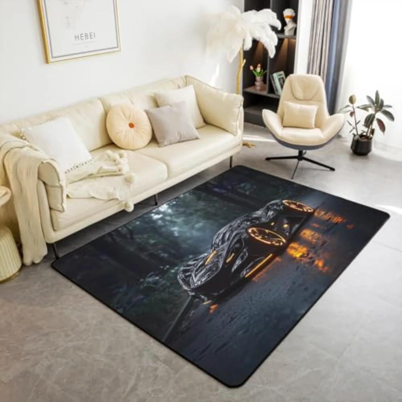 Boys Sports Car Area Rug Rug