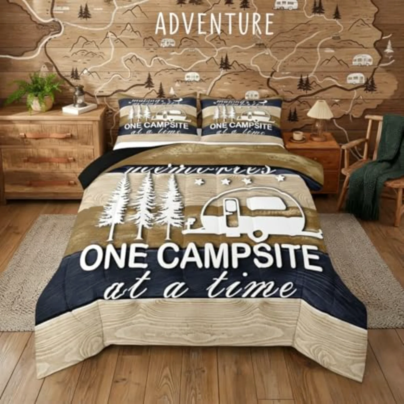 Kids Camper Quilt, Queen