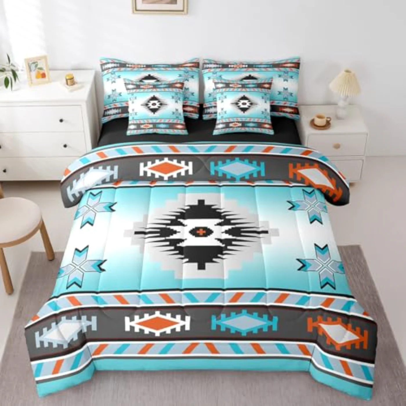 Western In Bag Comforter Set, Queen