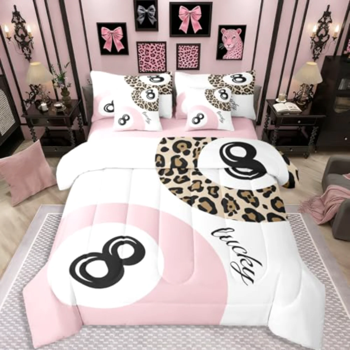 Funky Lucky Ball In Bag Comforter Set, Full