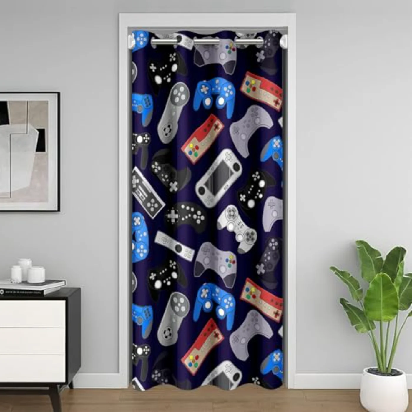 Boys Gamer Door Curtains Doorways Curtains
