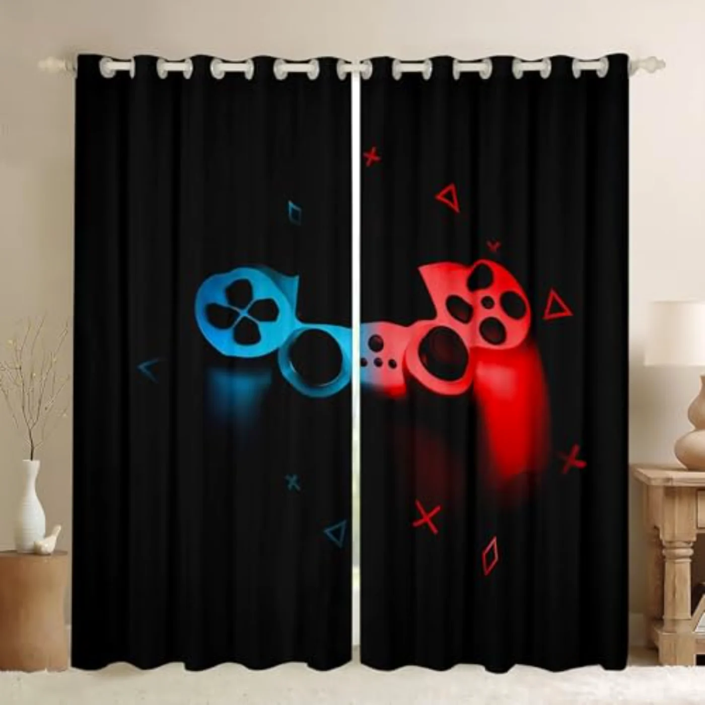 Teens Gaming Window Curtain Gamer Curtains