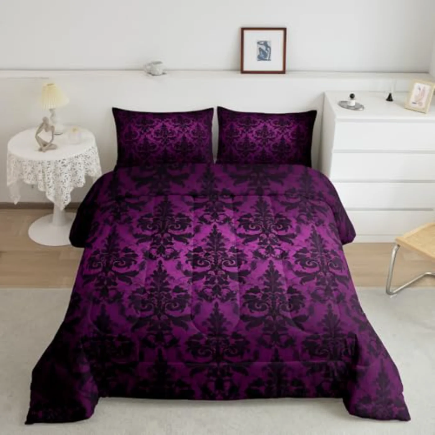 Gothic Victorian Comforter Set, Queen