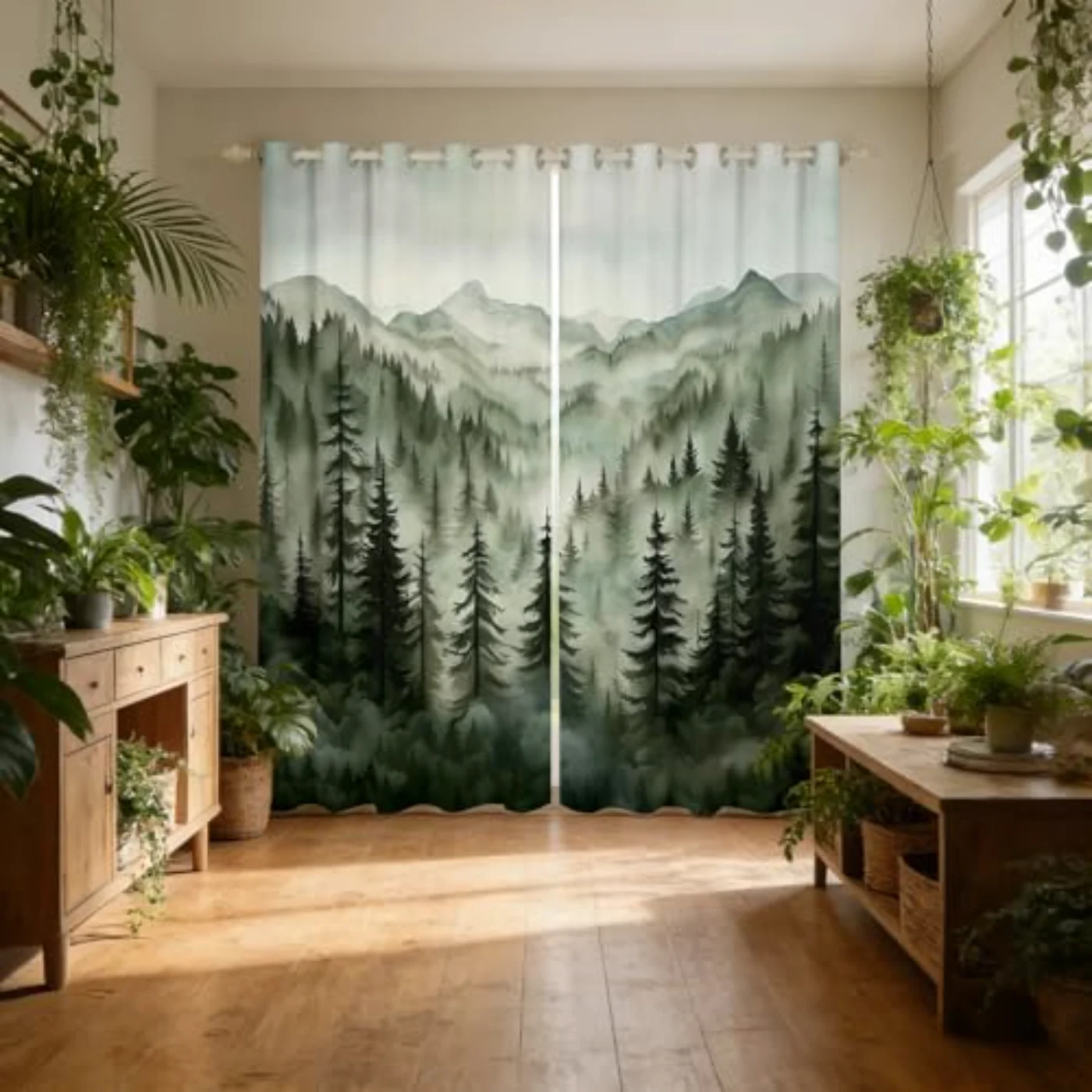 Smoky Mountain Blackout Curtains Wx54 Curtains
