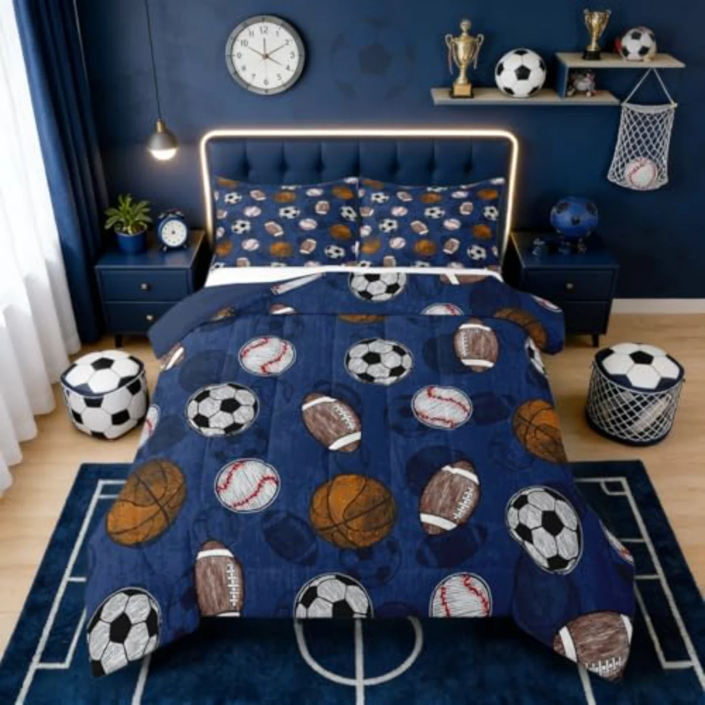 Soccer Boys Basketball Baseball Football (R3WH)