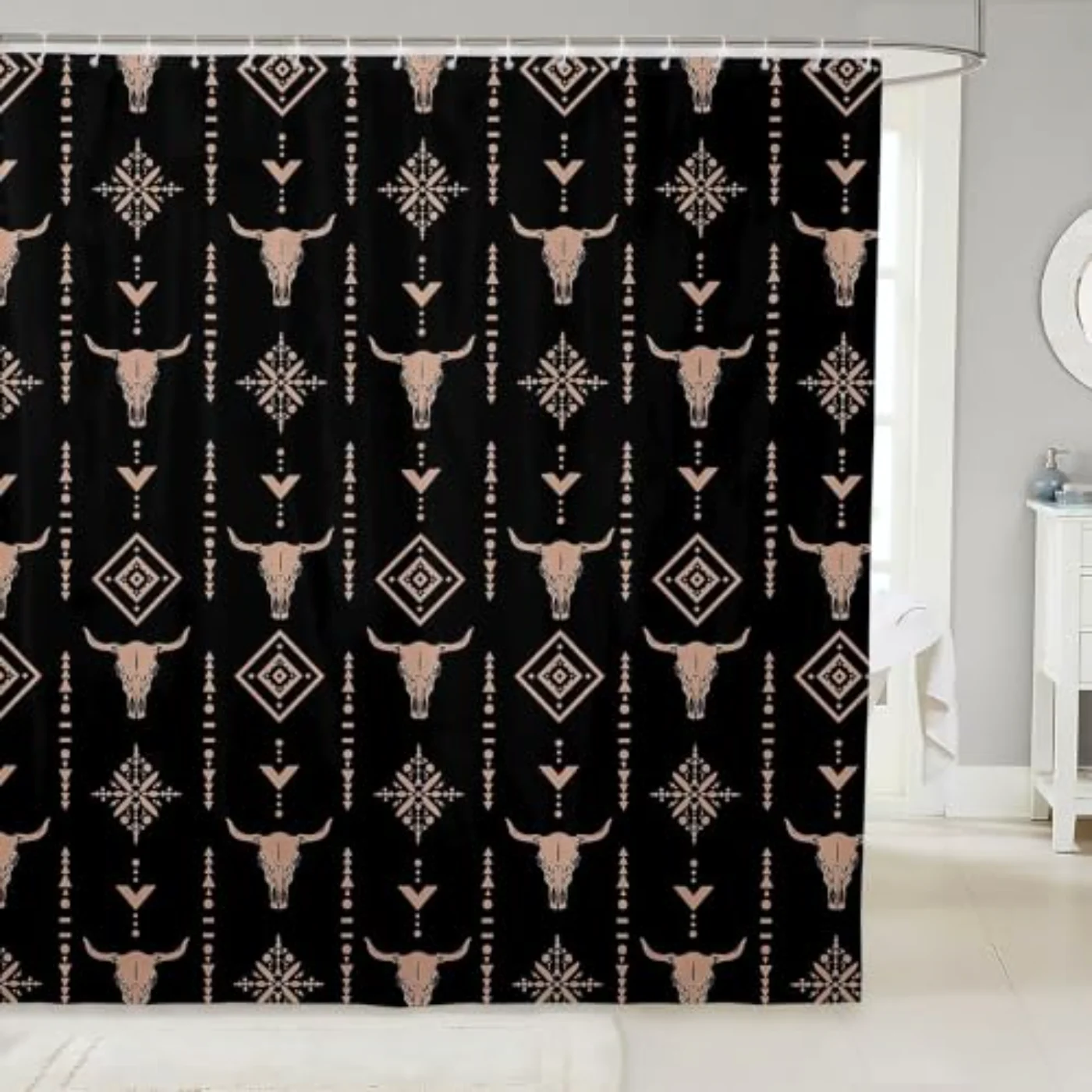 Boho Aztec Shower Curtain Wx72 Shower Curtain
