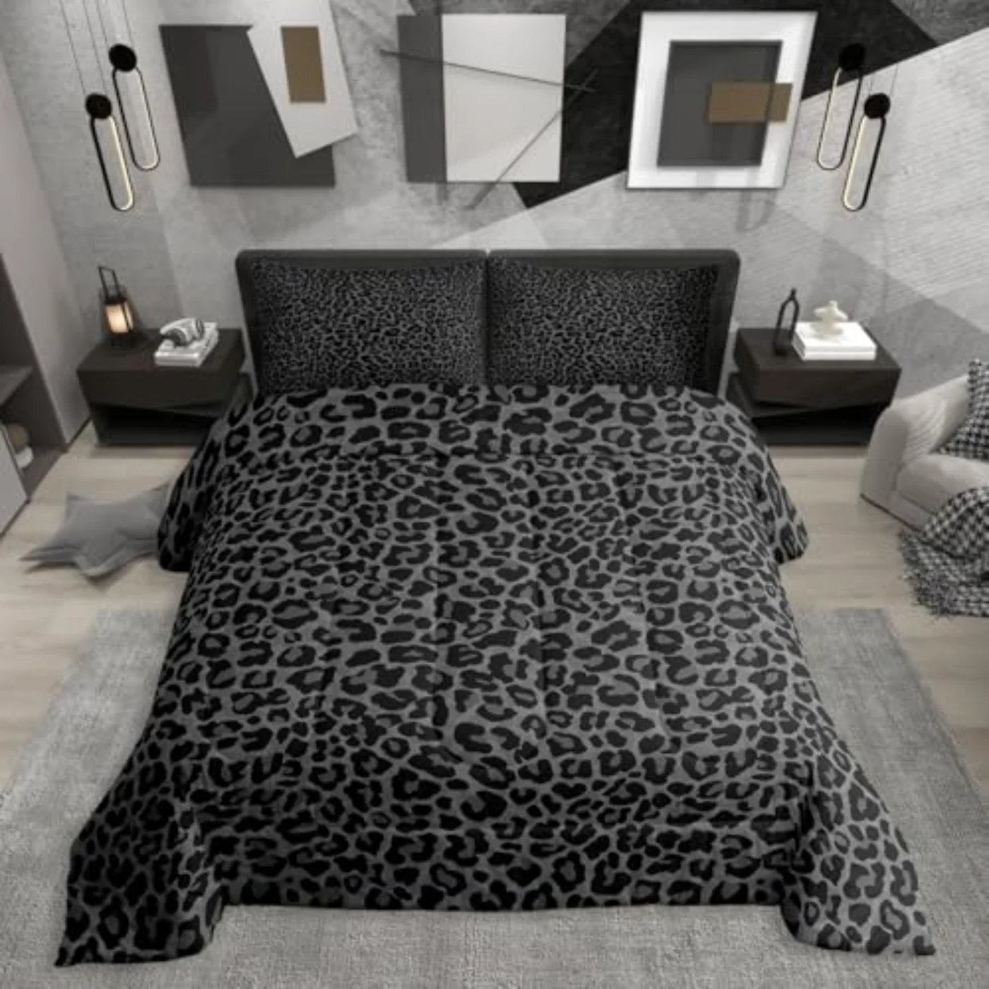 Cheetah Print Comforter Set, Full