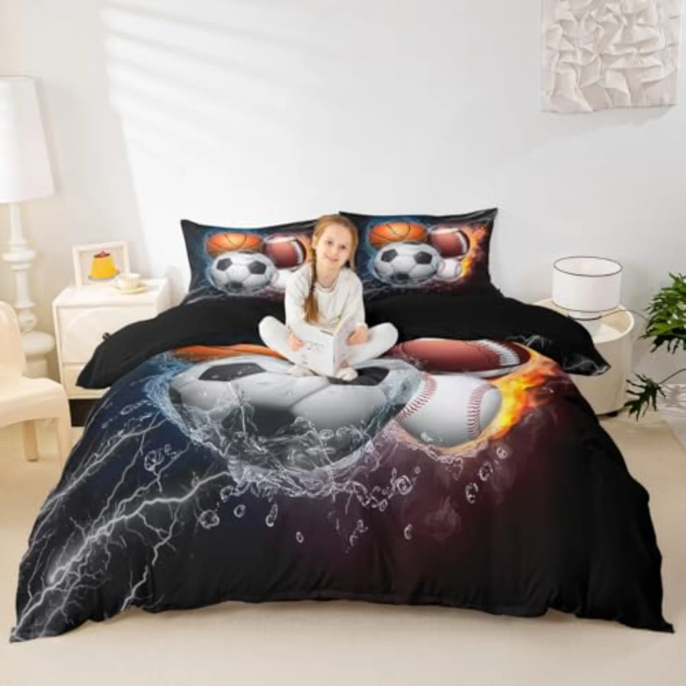 Sports Boys Duvet Cover, Twin (MTWX)