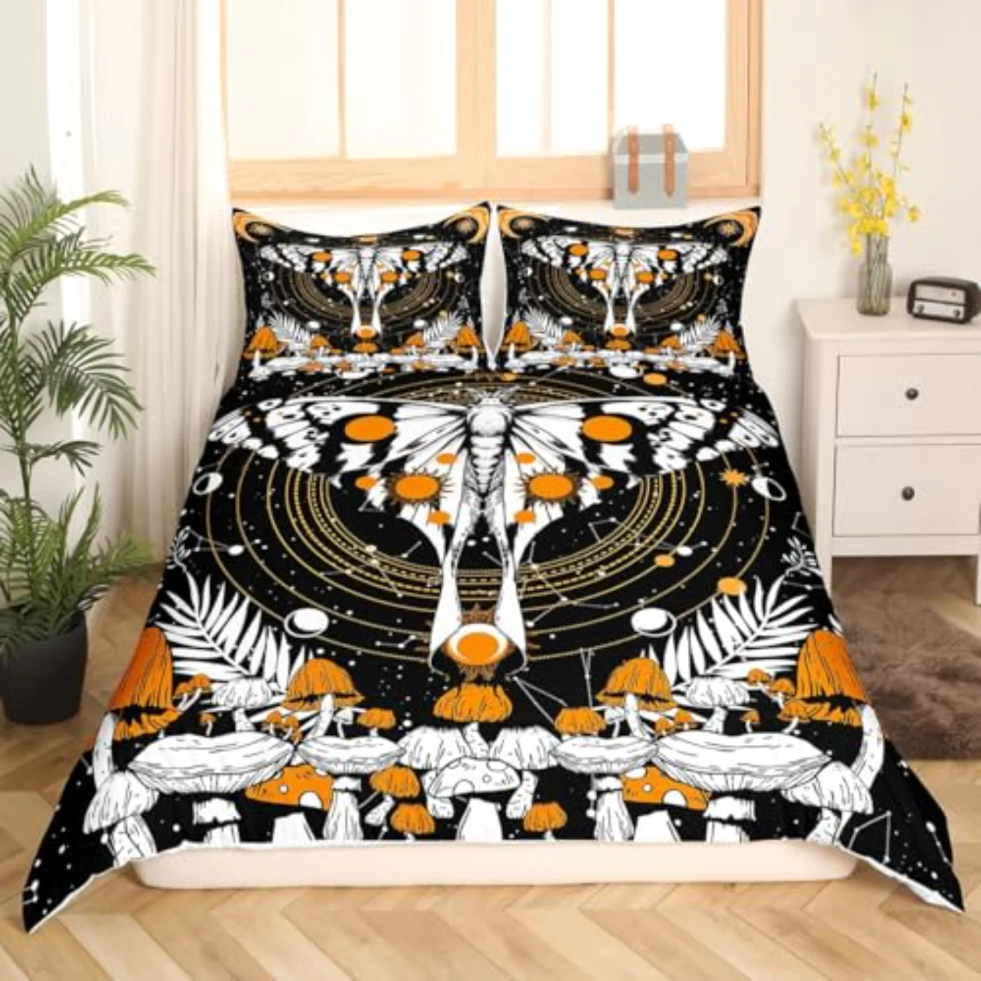 Sun Moon Teens Adult Duvet Cover, Twin
