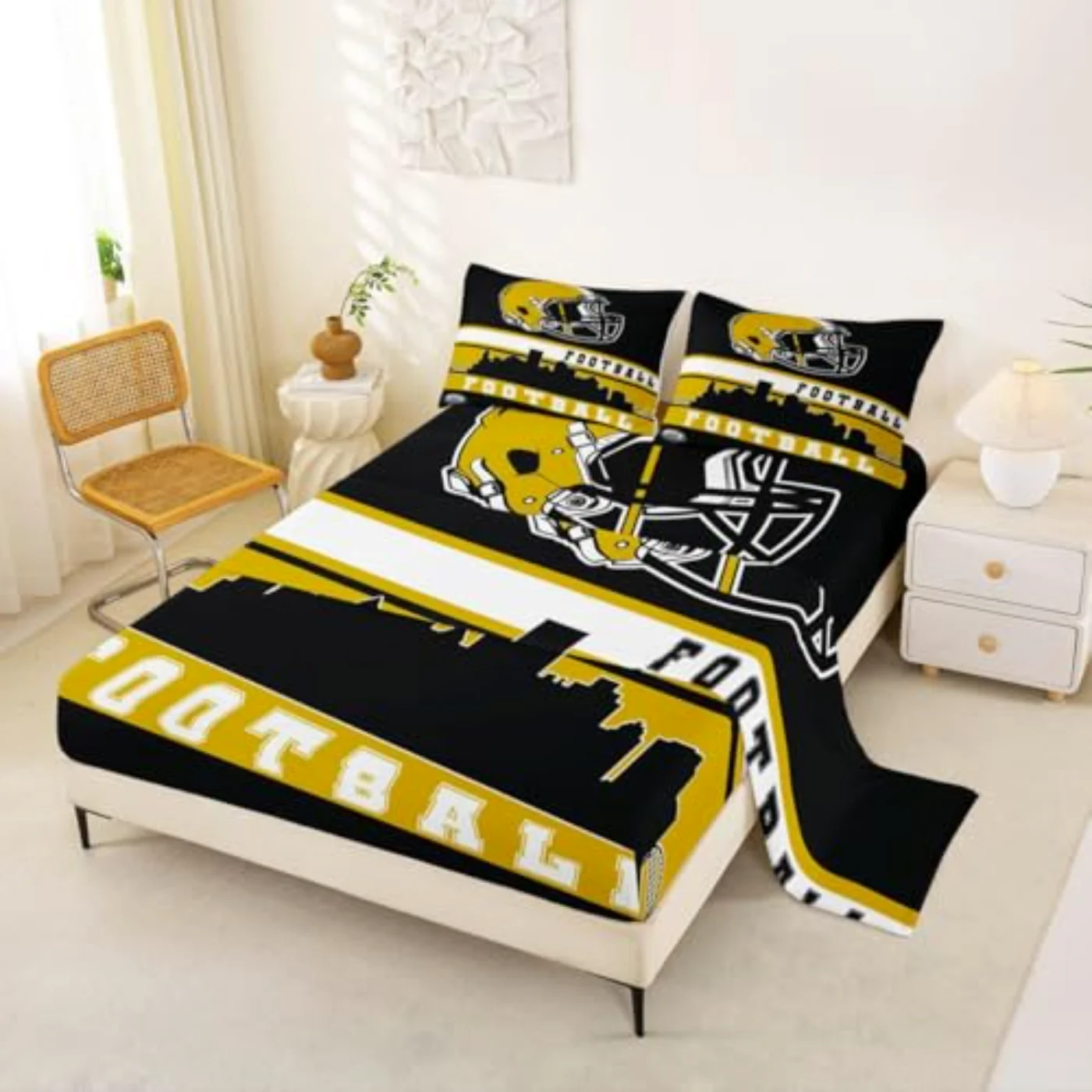 Football City Sheets American Football Sheet Set, Twin