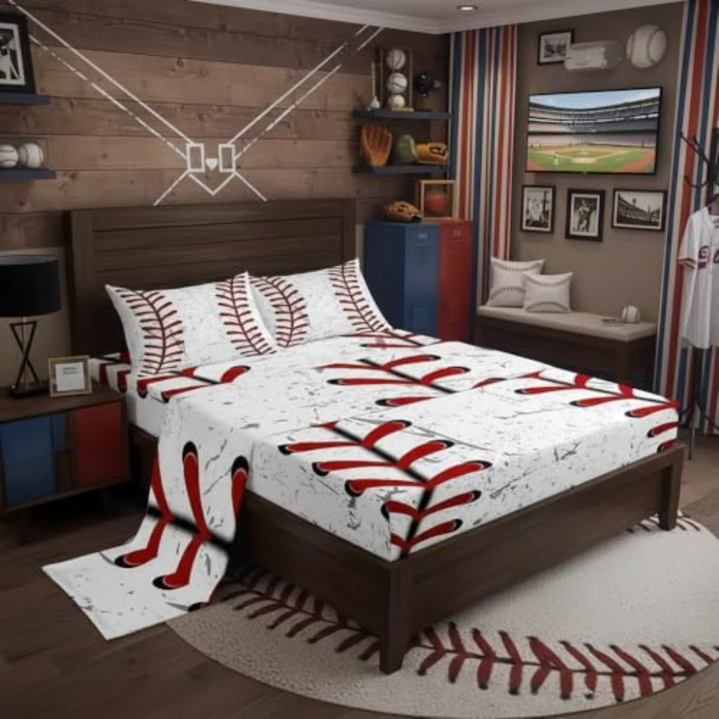 Baseball Sheets Boys Sheet Set, Twin