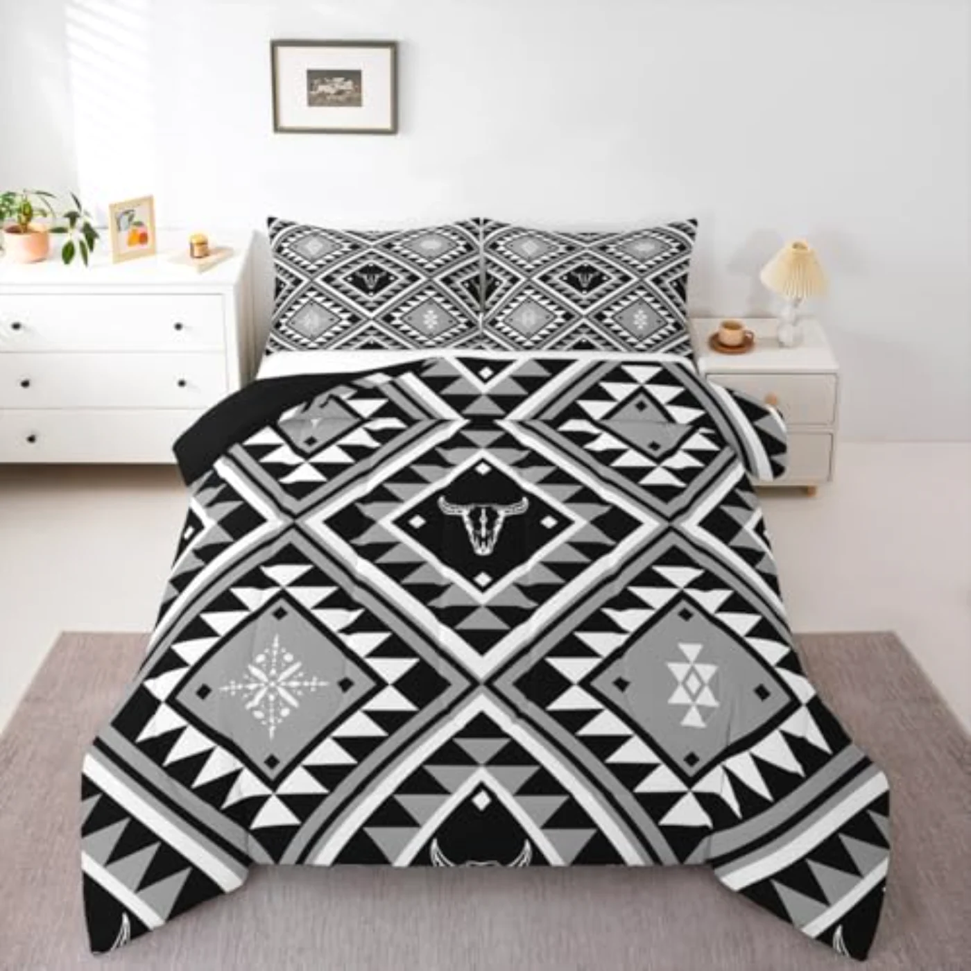 Western Men Boys Comforter Set, Twin (W4M2)