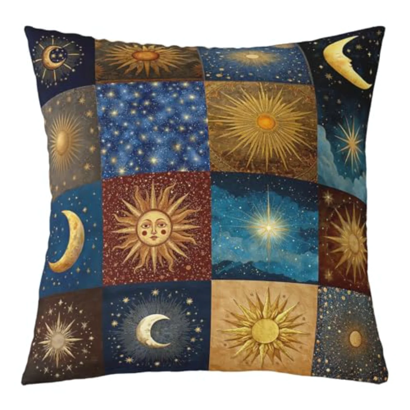 Boho Sun Moon Throw Pillow Pillow Covers