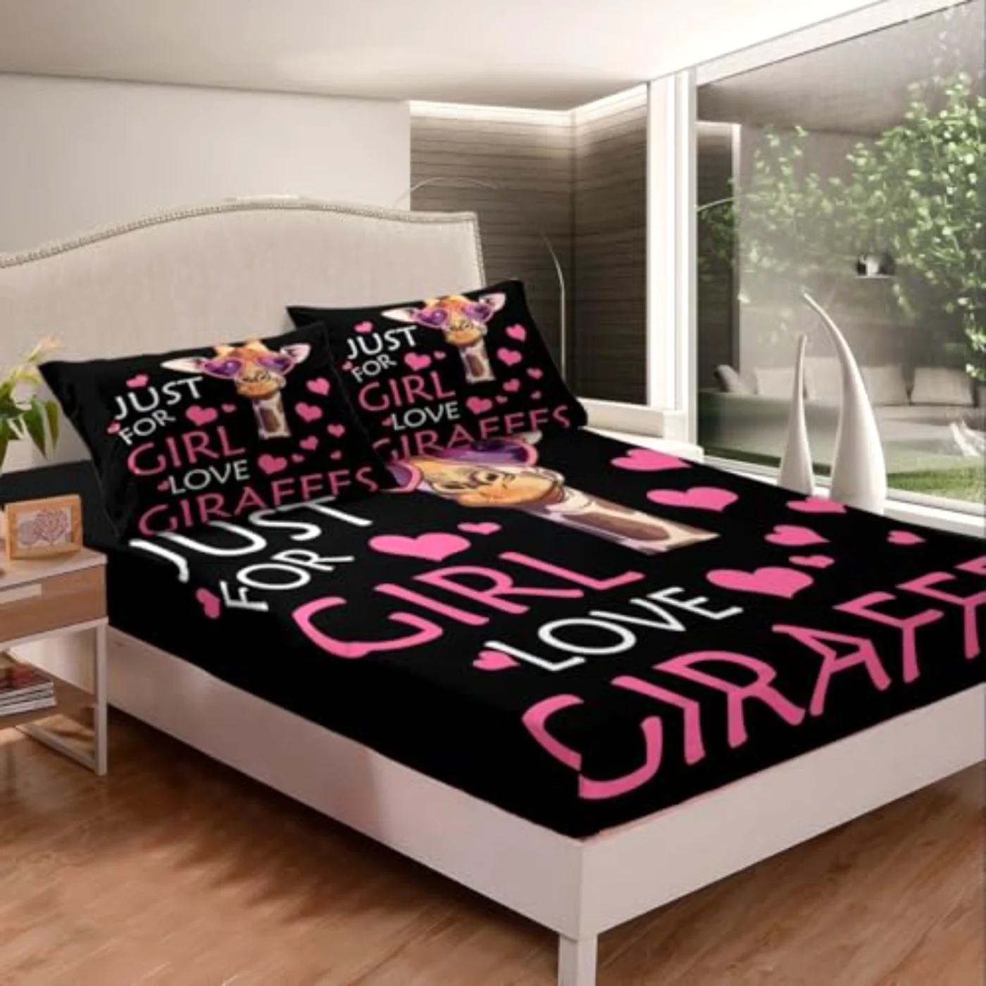 Giraffe Sheets Girls Gift Sheet Set, Twin