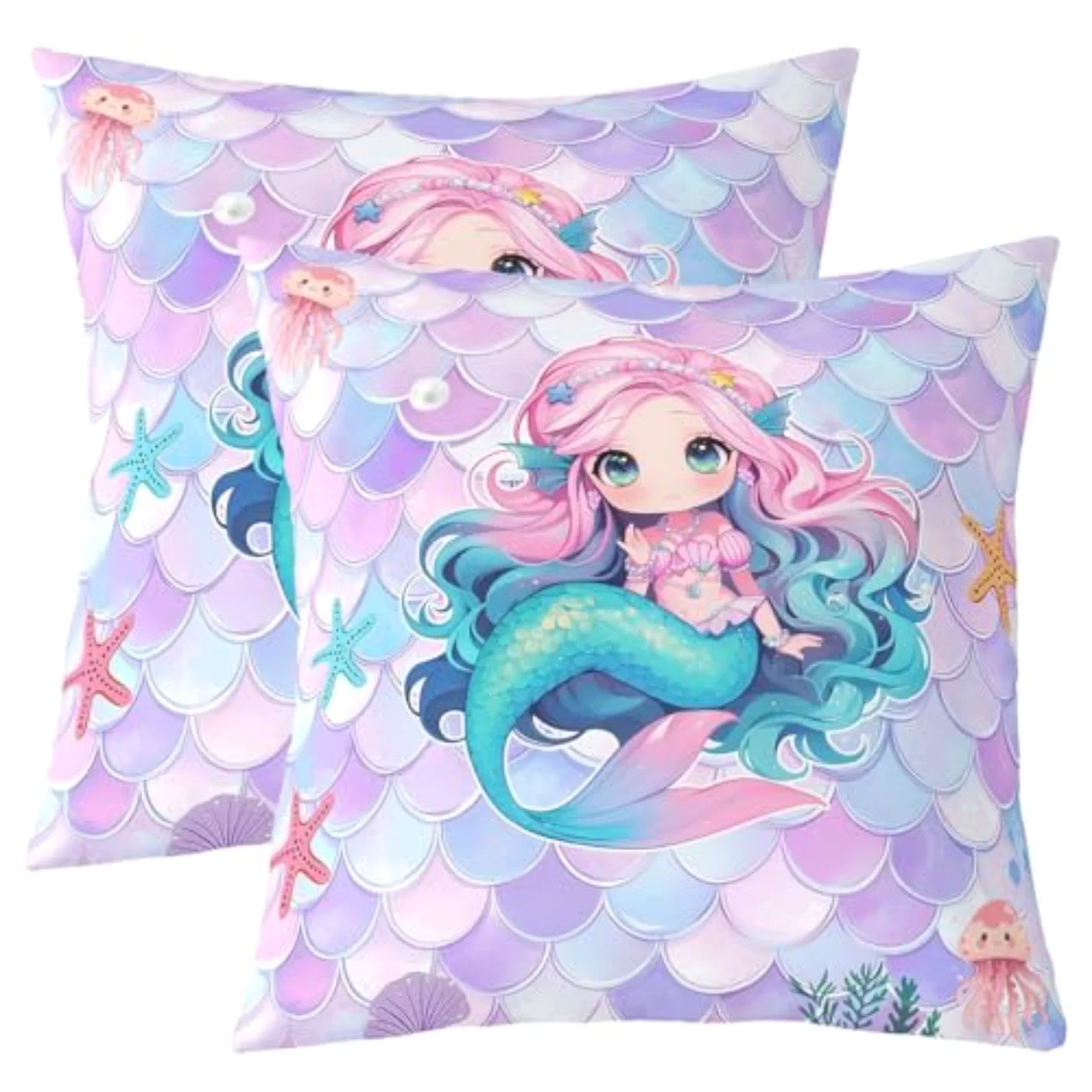 Mermaid Tail Pillow Covers X16 Pillow Covers