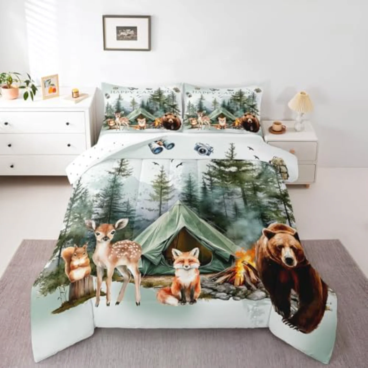Happy Camping Quilt, Twin