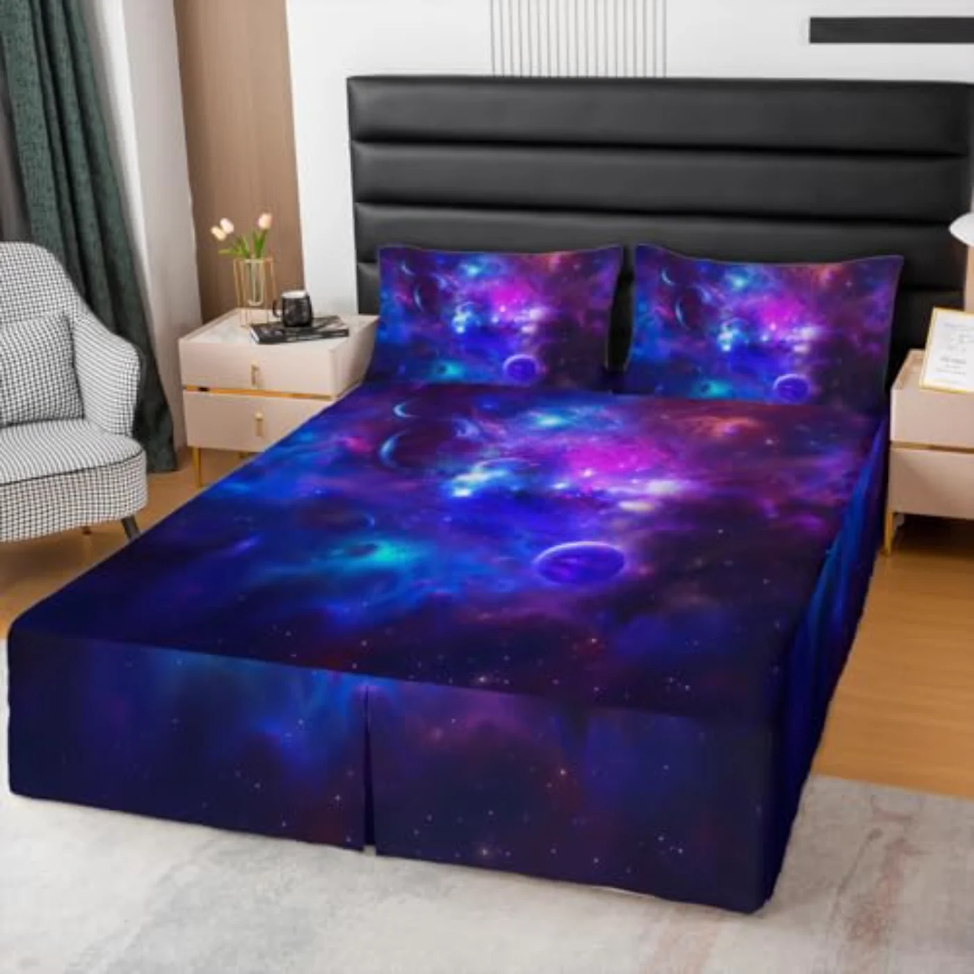 Constellation Skirt Comforter Set, Full