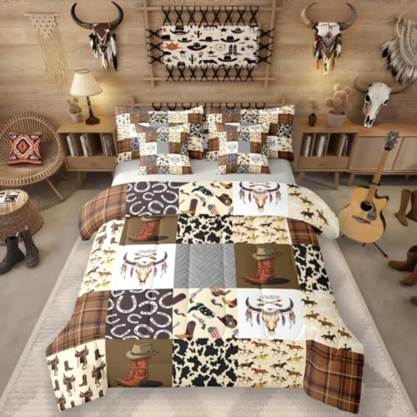 Country Western Sheets Comforter Set, Full