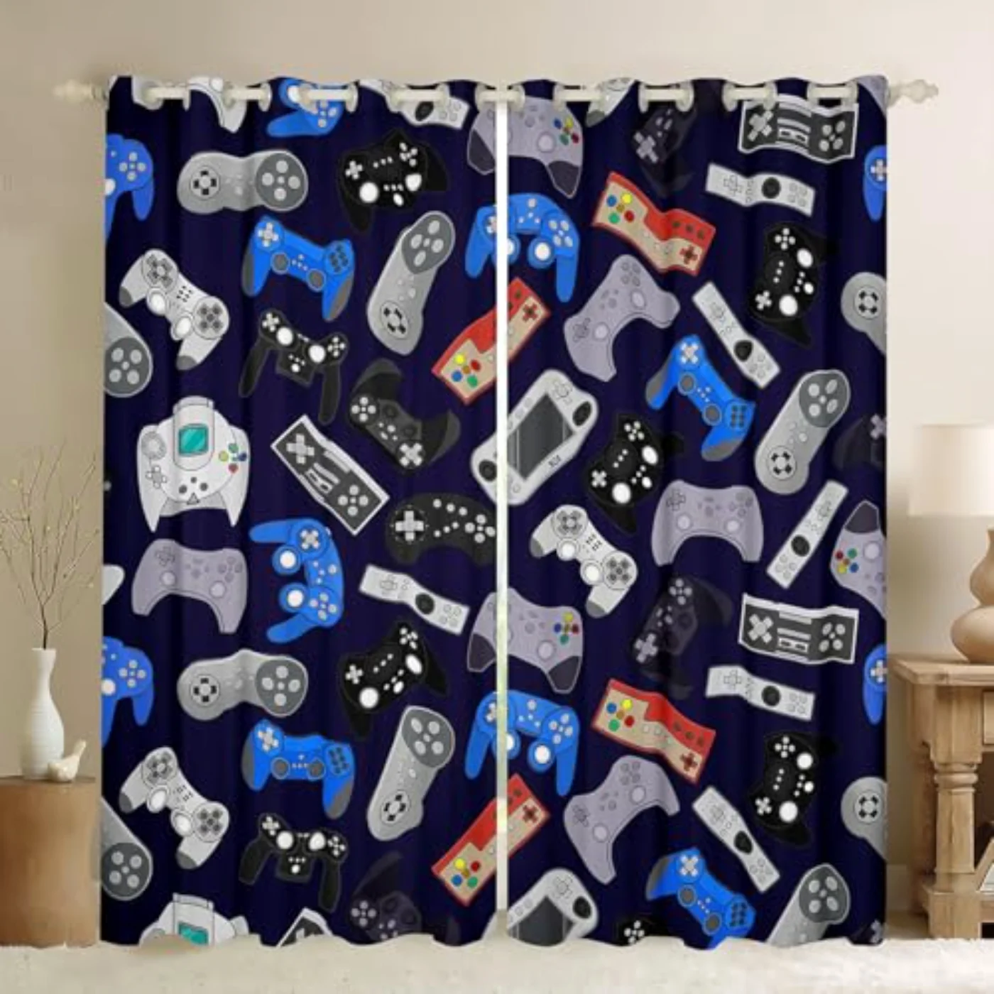 Gamer Darkening Curtains Gaming Blackout Curtains