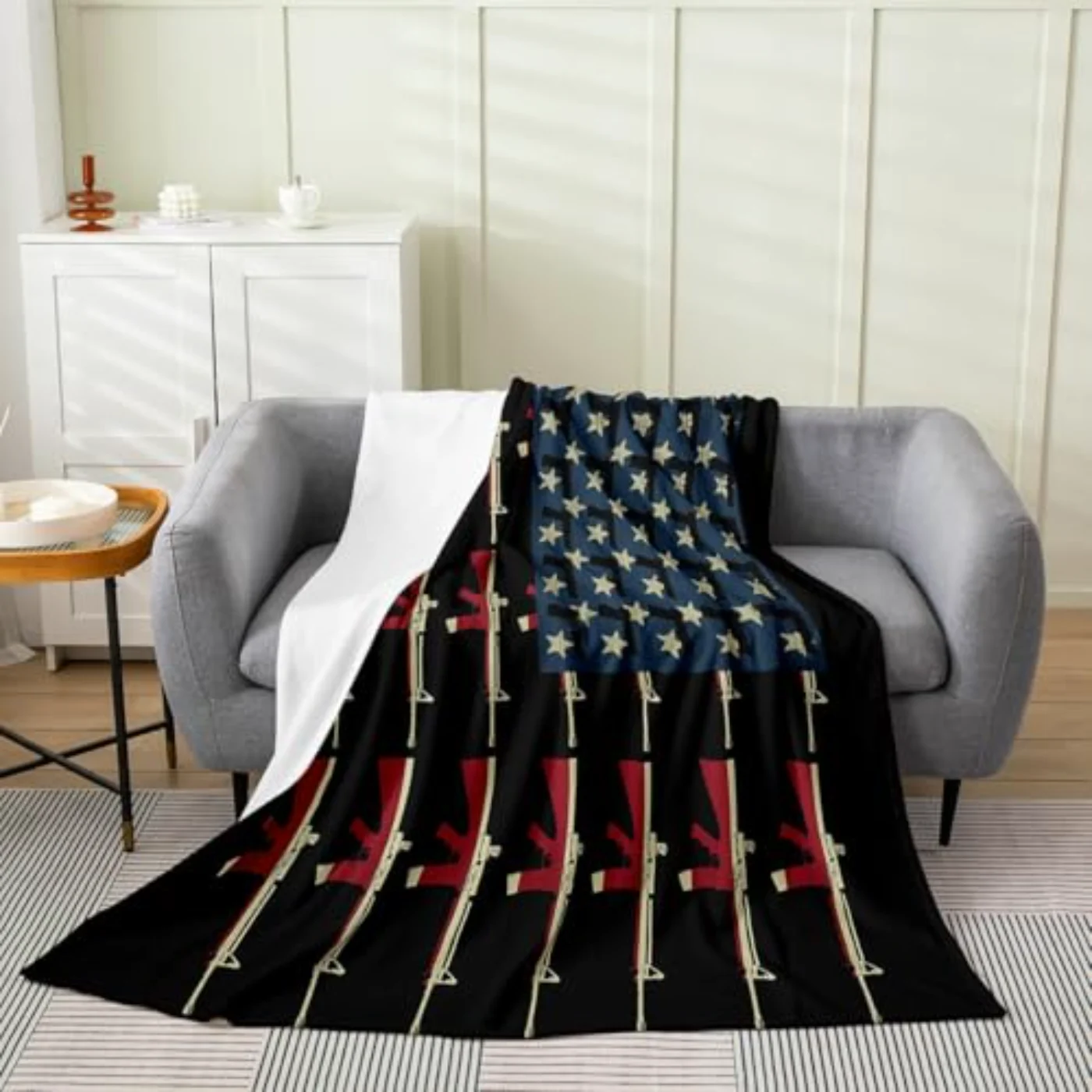 American Flag Blanket X80 Throw, Twin