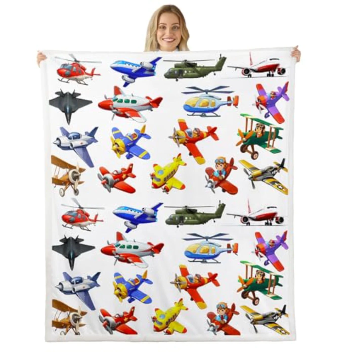 Aircraft Sherpa D Print Airplane Throw
