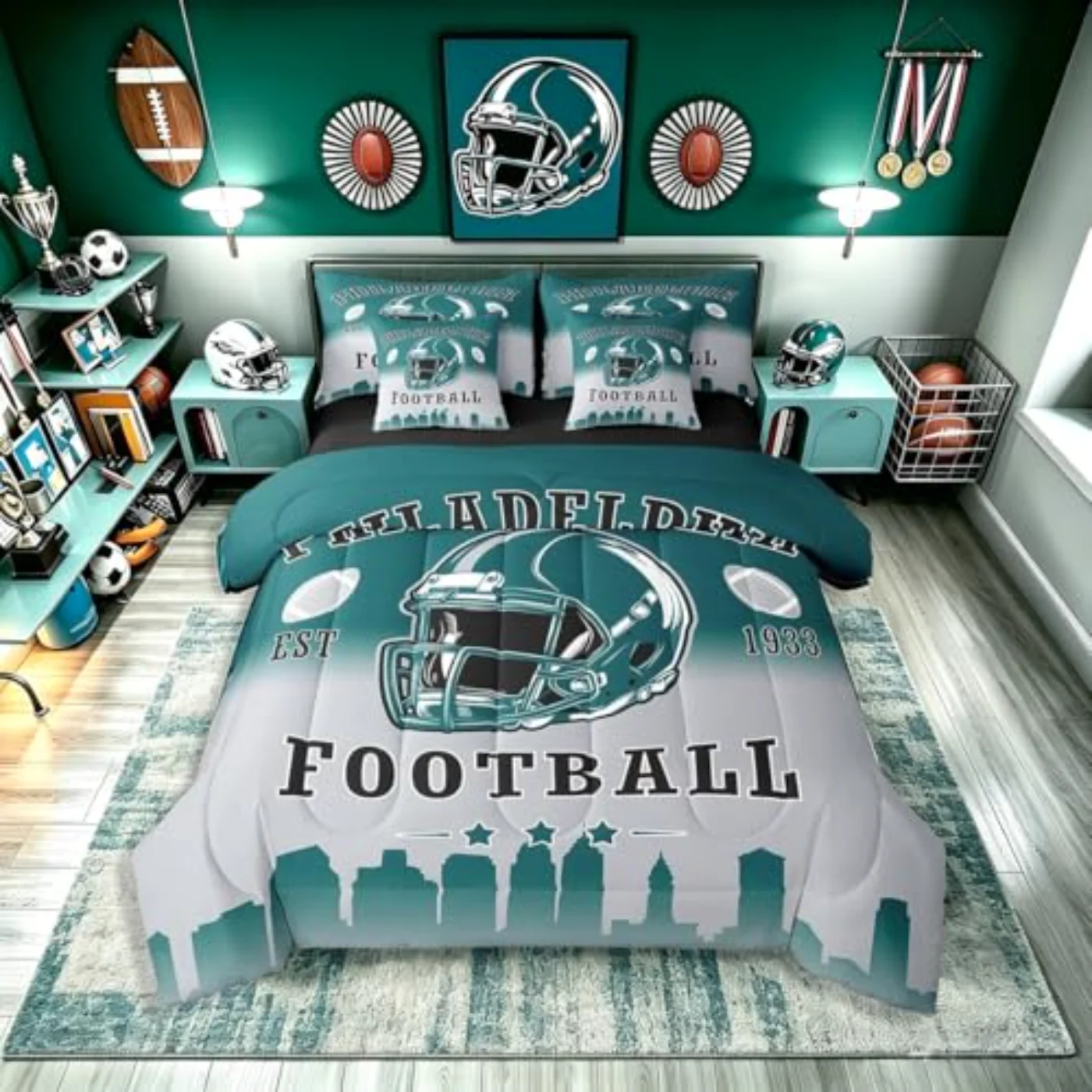 Football Sheets American Soccer City (4WHR)