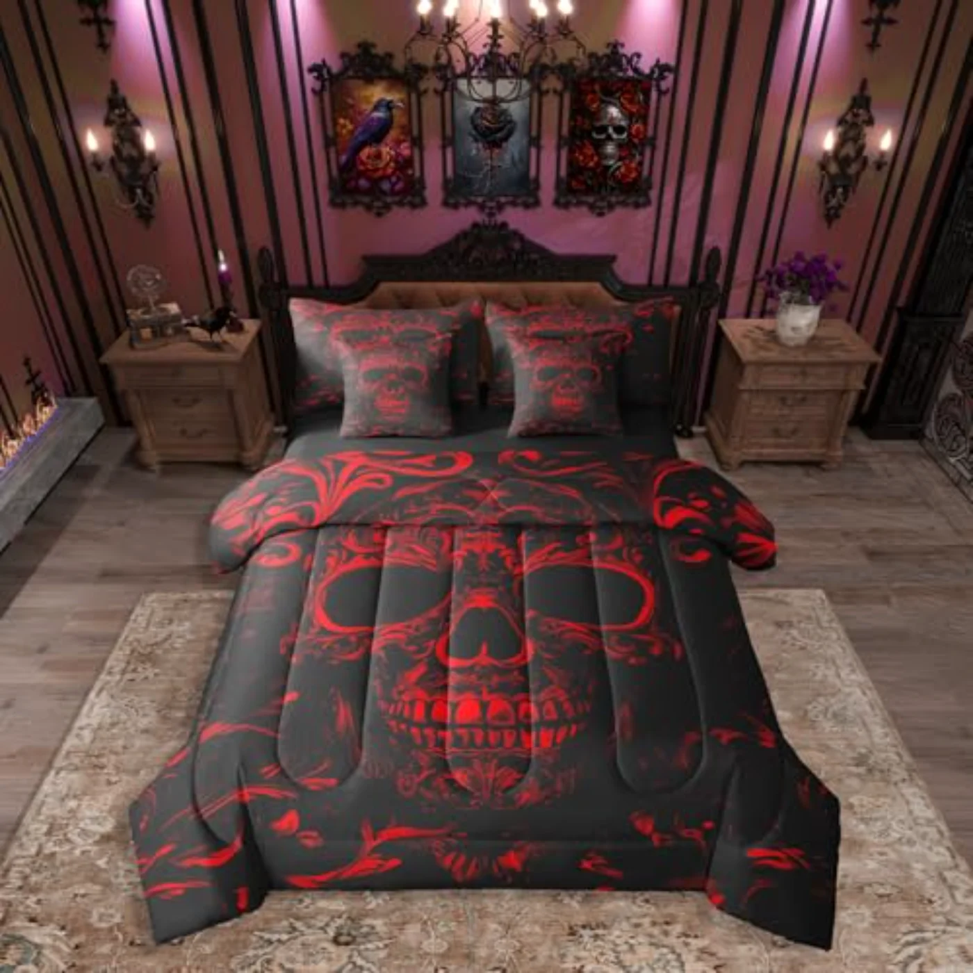 Gothic Sheets Comforter Set, King